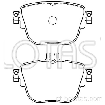 Conjunto de pastilhas de freio para peugeot